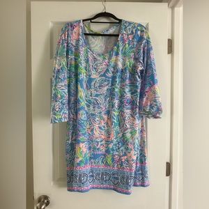 Lilly Pulitzer Beacon Dress in All Together Now in XL